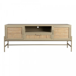 Beež kuusepuidust TV-alus 148x60x38 cm Yasu - Dutchbone