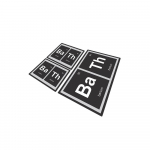 Mustad vannitoamatid 3tk komplektis 60x100 cm Barium - Foutastic