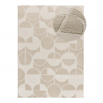 Kreem-elevandiluu v&auml;rvi vaip 80x150 cm Flora - Universal