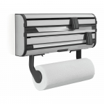 H&otilde;bedane metallist seinale kinnitatav majapidamispaberi ja fooliumi hoidik Parat Royal - LEIFHEIT