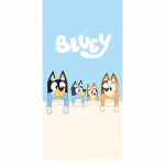 Sinine-beež puuvillane laste r&auml;tik 70x140 cm Bluey - Jerry Fabrics