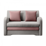 Roosa-helehall sametdiivan, muudetav, 130 cm Ario &ndash; ELTAP