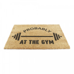 Kookoskiududest uksematt 40x60 cm Probably At The Gym - Artsy Doormats
