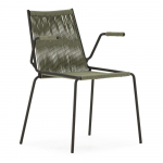 Rohelised metallist s&ouml;&ouml;gitoolid k&auml;etugedega/virnastatavad, 2 tk komplektis Emily - Marckeric