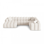 Kreem &scaron;enillist nurgadiivan (parempoolne/U-kujuline) Treno - Cosmopolitan Design