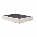 Valge polsterdatud kaheinimesevoodi ilma peatsita 160x200 cm Jaira - Kave Home