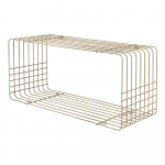 Beež astmeline metallriiul 70 cm Wire - Mette Ditmer Denmark