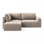 Beež &scaron;enillist nurgadiivanvoodi koos panipaigaga (vasak nurk/L-kujuline) Kona - Makamii