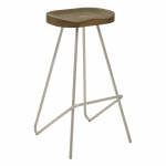 Jalakapuust baaritool h&otilde;bedases/naturaalses v&auml;rvitoonis (istme k&otilde;rgus 78 cm) District - Premier Housewares