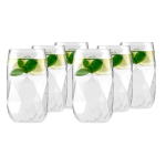 Borosilikaatklaasist klaaside komplekt (6 tk), 400 ml Geo - Vialli Design