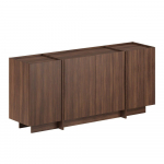 Tumeda naturaalse p&auml;hklipuust kummut kaablite avaga 180x80x45 cm Dorma - Kalune Design