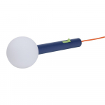 Sinine metallist h&auml;mardatav LED-laualamp klaasist varjuga (k&otilde;rgus 30 cm) Talk - H&uuml;bsch