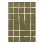 Roheline k&auml;sitsi kootud villane vaip 120x170 cm - Asiatic Carpets