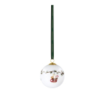 Portselanist k&auml;sitsi maalitud j&otilde;ulukaunistus &oslash; 6 cm Hammersh&oslash;i Christmas - K&auml;hler Design