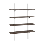 Pruun astmeline metallriiul 100 cm Gilda - Ellos Home