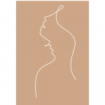 Plakat 29x41 cm Lovers Line Art &ndash; Veronika Boulov&aacute;