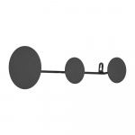 Must metallist seinakinnitus , 41 x 10 cm Vianela - Kave Home