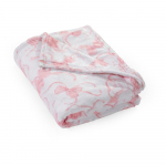 Valge/roosa mikropl&uuml;&uuml;sist tekk 200x240 cm Bow - Catherine Lansfield