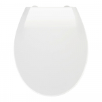 Valge WC-istekese lihtsa sulgemisega , 44 x 37 cm Kos - Wenko