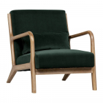 Tumeroheline sametist tugitool Mark - WOOOD