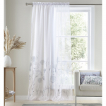 Valge kardin 183x140 cm Meadowsweet Floral - Catherine Lansfield
