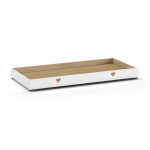 Valge sahtel lastevoodi alla 90x200 cm Amori - Vipack