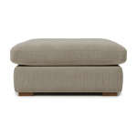 Kreemne kordvillasest kangast ottomani Comfy - Scandic