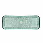 Roheline klaasist serveerimistaldrik 14x38 cm Kusintha - Bitz