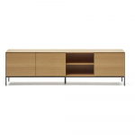 Tammedekooriga telerilaud 195x55 cm Vedrana - Kave Home