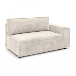Kreem velvetist diivanimoodul, parem nurk Nihad modular - Bobochic Paris
