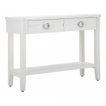 Valge kuusepuidust konsoollaud 40x110 cm Shine - Mauro Ferretti