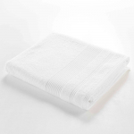 Valge puuvillane froteer&auml;tik 90x150 cm Tendresse - douceur d'int&eacute;rieur