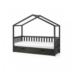 Antratsiitne majakujuline m&auml;nnipuidust lastevoodi koos lahtik&auml;iva voodi ja panipaigaga 90x200 cm DALLAS - Vipack