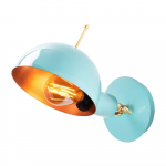 Helesinine-pronksiv&auml;rvi seinavalgusti &oslash; 15 cm Sivani - Opviq lights