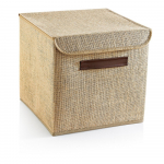 Helepruun džuudist kaanega hoiukarp 30x30x30 cm - Mioli Decor