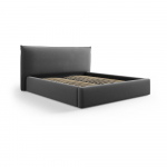 Tumehall polsterdatud kaheinimesevoodi koos voodip&otilde;hja ja panipaigaga 180x200 cm Elio - Milo Casa