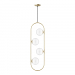 Kuldne rippvalgusti Club - Squid Lighting