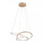 Kuldne dimmerdatav LED rippvalgusti Darvin - Trio