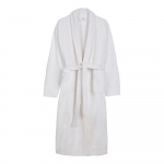 Valge puuvillane hommikumantel, suurus XS/S Terry - HIP