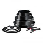 Alumiiniumist keedun&otilde;ude komplekt 10 tk INGENIO EASY COOK & CLEAN BLAC L1549042 - Tefal