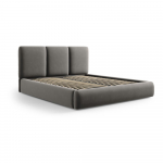 Hall polsterdatud sametist kaheinimesevoodi koos voodip&otilde;hja ja panipaigaga 160x200 cm Brody - Mazzini Beds