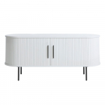 Valge telerilaud 120x56x40 cm Nola - Unique Furniture
