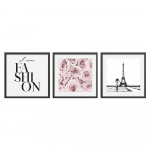 Maalid 3tk komplektis 30x40 cm Parisienne - Styler