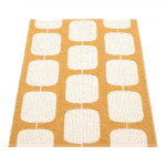 Ookerkollane-kreem sise/v&auml;lisvaip 70x100 cm Sten Ochre &ndash; Pappelina