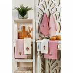 Puuvillased r&auml;tikud 6 tk komplektis 40x60 cm Ice Cream - Foutastic