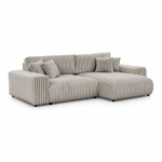 Helehall velvetist nurgadiivanvoodi koos panipaigaga (parem nurk) Sarina - Ropez