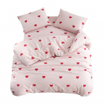 Roosa 3-osaline pikendatud voodipesukomplekt 160x220 cm Red Heart - Mila Home