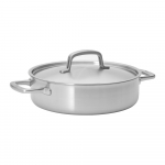 Roostevabast terasest pann koos kaanega, &oslash; 28 cm tegame Lucca 3.0 - FABINI