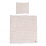 Beež puuvillaseguga beebide voodipesu 80x80 cm Frosty Almond - Roba