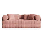 Roosa sametist lahtik&auml;iv diivan 206 cm Kemi &ndash; Cosmopolitan Design